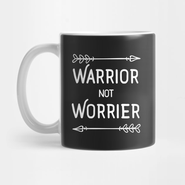 Warrior not Worrier Arrows Motivational by mstory